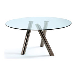 Ray Glass Dining Table by Cattelan Italia - $2,526.00 - Dining Tables
