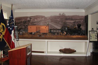 Model Railroad Backdrop Wall Mural
