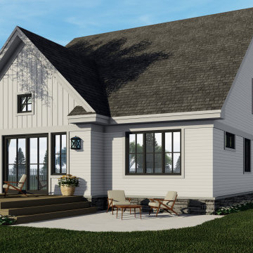Wexford House Plan - Back/Side