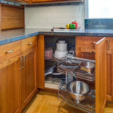 Dewils Stained Cherry Kitchen Designed by Cynthia Collins