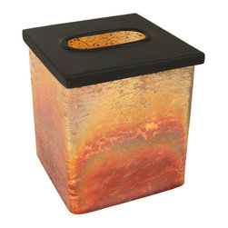 Paradigm Trends - Lava Tissue Cover, Amber - Tissue Box Holders