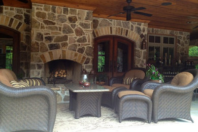 Home design - mediterranean home design idea in Atlanta