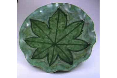 Castor Bean Leaf Platter