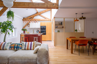 Réalisation d'un salon design.
