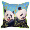 Pandas Large Indoor/Outdoor Pillow