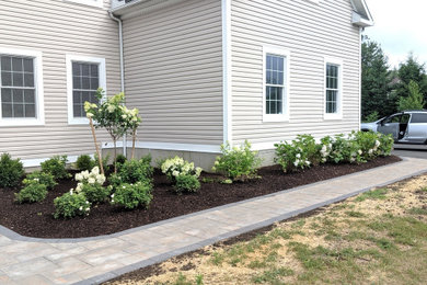updated landscaping/ new walk in Oxford,CT