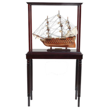 Old Modern Handicrafts T175A HMS Victory Small With Display Case