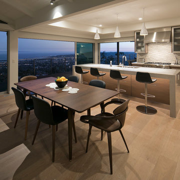 Hillside Contemporary Home Kitchen