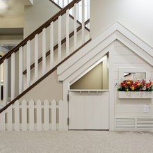 Basement -Play house under the stairs