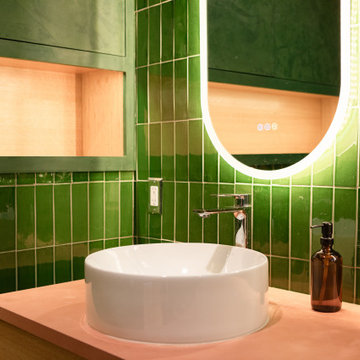 Master Bathroom Renovation and Custom Closet Built in Highland Park