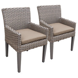 Tropical Outdoor Dining Chairs by Design Furnishings