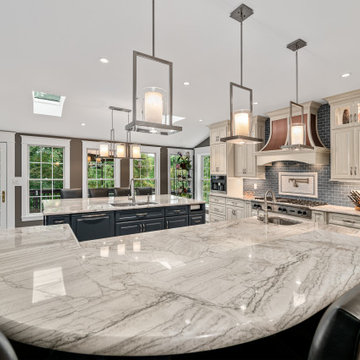 Abstract Quartzite Kitchen