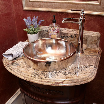 Coastal Home Powder Room