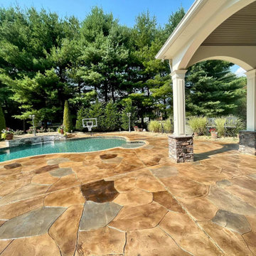 Backyard Pool Deck