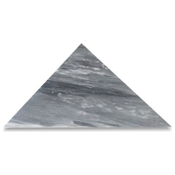 Bardiglio Gray Marble 12x12x17 Triangle Tile Wall Flooring Polished, 100 sq.ft.
