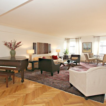 NYC Living/Family/Den Rooms by Designed to Appeal