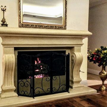 Monterey Cast Stone Fireplace Mantel