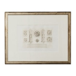 Amy Howard Drawing &ldquo;Gallerie de Henry II&rdquo; - Drawings And Illustrations