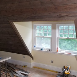 Rustic Brown Ceiling Project - Home Decor