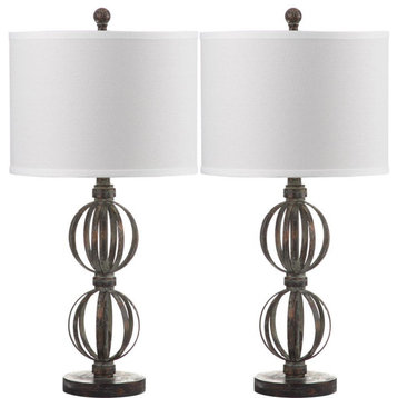 Calista 27.75-Inch H Double Sphere Table Lamp