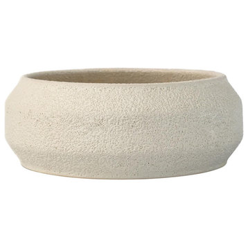 White on Terra Decorative Bowl, Porous White