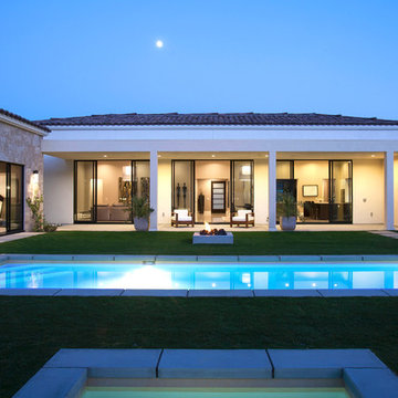 Sleek & Modern Outdoor Space in the Desert