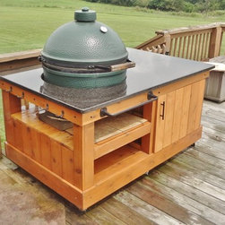 Big Green Egg Table -- The Big Dugan - Outdoor Grills