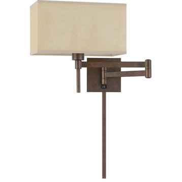 Robson 1 Light Wall Sconce, Rust