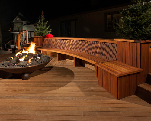 Deck Built In Seating Ideas, Pictures, Remodel and Decor - Deck Built In Seating Photos