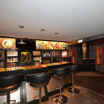 Man Cave - Sports Bar Basement