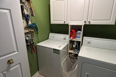 Inspiration for a laundry room remodel in Other