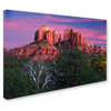 Mike Jones Photo 'Sedona Cathedral Rock Dusk' Canvas Art, 30x47