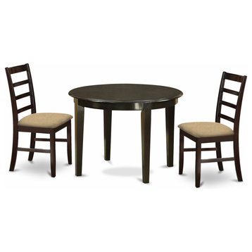 3-Piece Small Kitchen Table Set, Small Kitchen Table, 2 Dinette Chairs