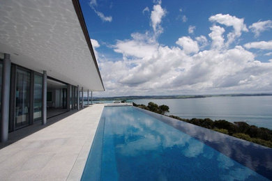 Design ideas for a contemporary pool in Auckland.