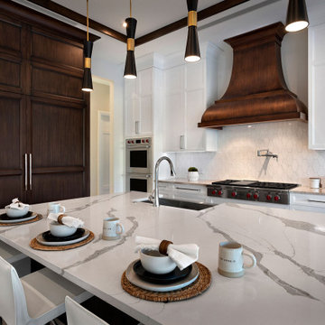 Warm Tone Inspired Transitional Kitchen