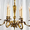 Consigned Antique French Rococo Chandelier - Orig. For Wax Candles