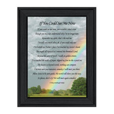 If You Can See Me Now (Rainbow) by TrendyDecor4U Print Wall Art Wood Multi-Color