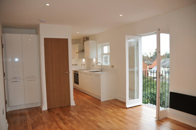 Trendy home design photo in Surrey