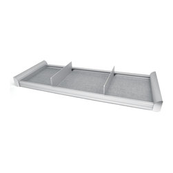 Elite Divided Pull-Out Shelf - Brushed Chrome - Products