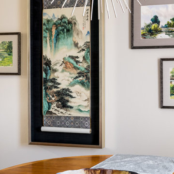 Watercolor Collection Influences Curated Living and Dining Room Spaces