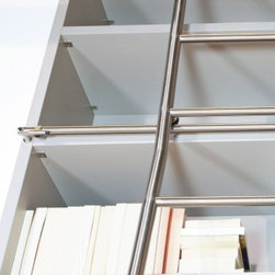 SL.6006.KL Tangens Rolling Library Ladder - Storage And Organization