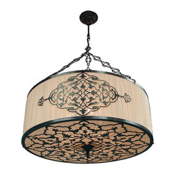 St. Germain Xl Chiffon Drum - Chandeliers