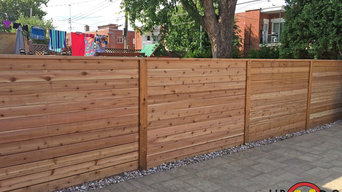 2-Level Western Red Cedar Deck and Fence