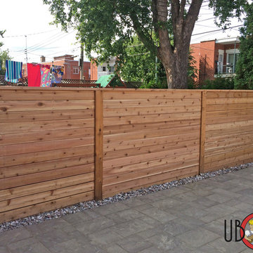 2-Level Western Red Cedar Deck and Fence