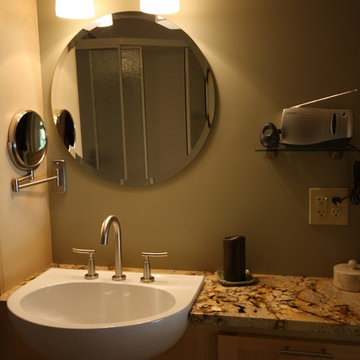 Narrow bath Remodel (Jeanne Clark)