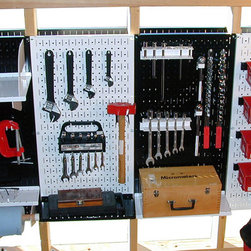 Wall Control Pegboard Easily Mounts to Studs - Pegboard Stud Mounting - Garage And Tool Storage