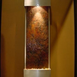 Serendipity Wall Fountain with Stainless Steel Trim - Indoor Fountains