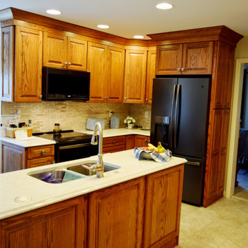Stained Cherry Cabinets
