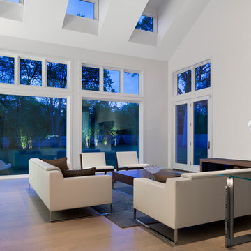 Contemporary design and finishes - family room
