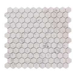 Marble Hex Carrara - Mosaic Tile